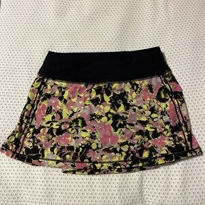 Lululemon Floral Tennis Skirt